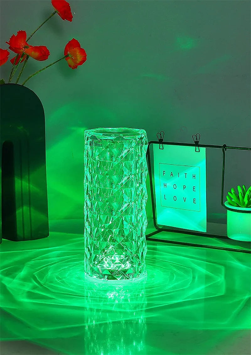 LED Crystal Table Lamp