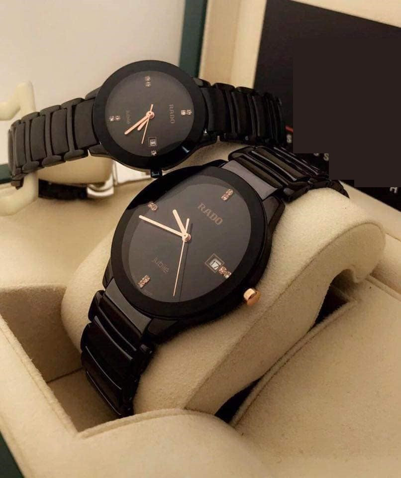 Rado Premium Round Couple Watch Set