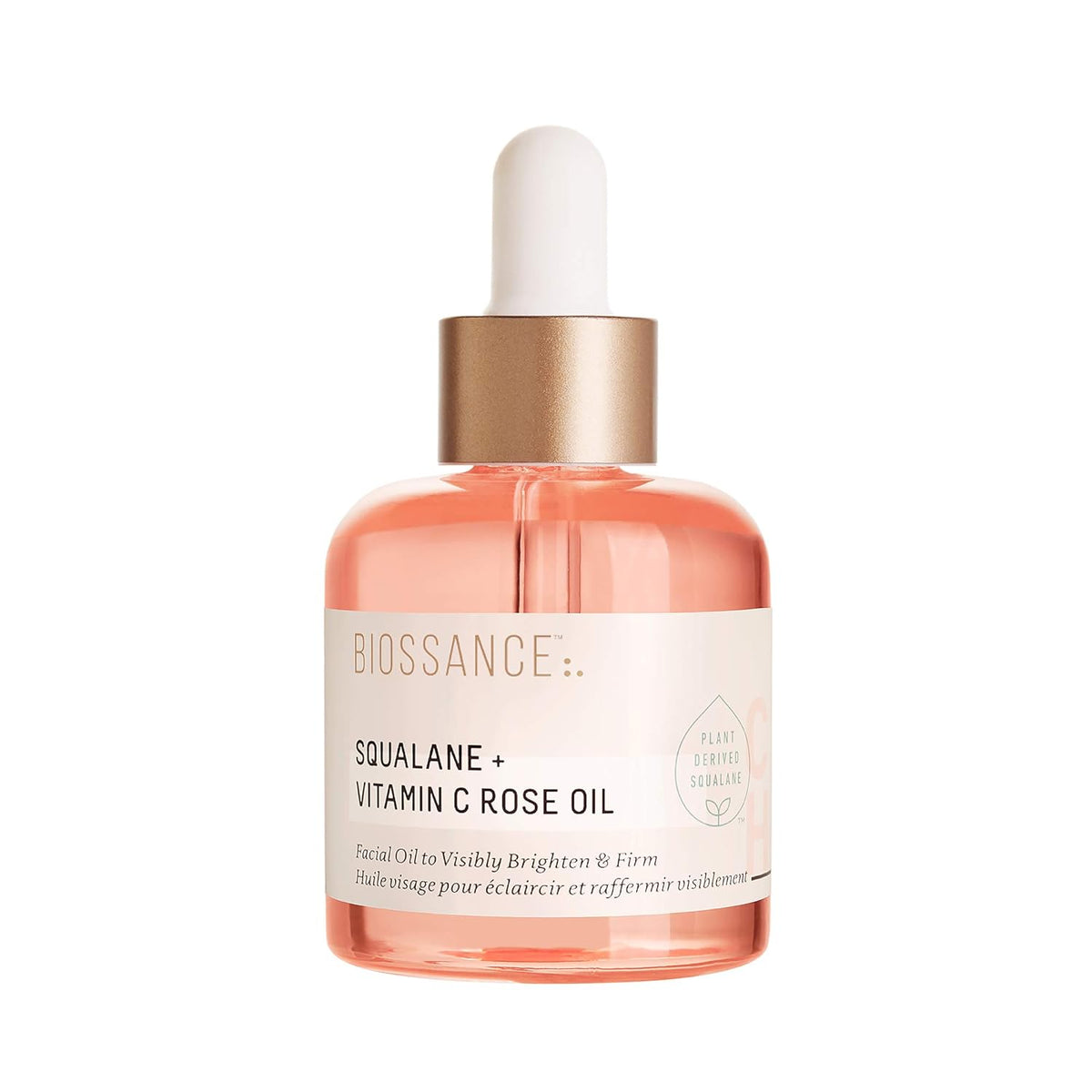 BIOSSANCE Squalane and Vitamin C Rose Oil