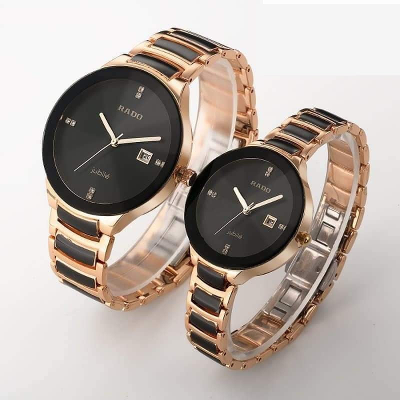 Rado Premium Round Couple Watch Set