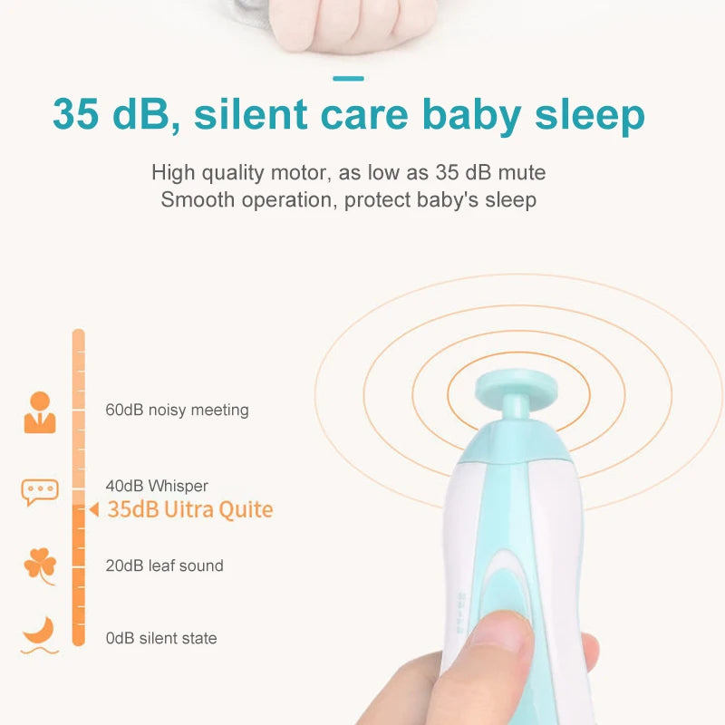 Electric Baby Nail Clipper Set