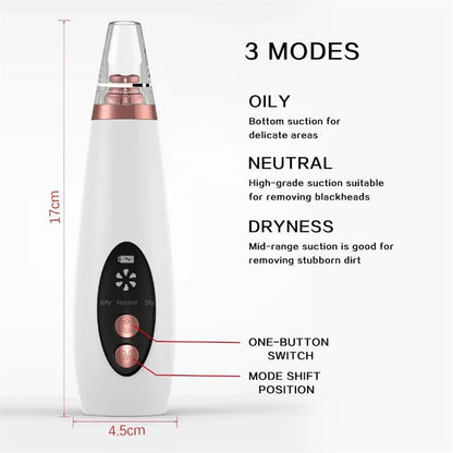 Rechargeable Blackheads Acne Removal Nose Cleanser