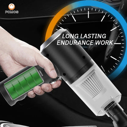 "Powerful 120W Wireless Vacuum Cleaner: Perfect for Home and Car Cleaning!"